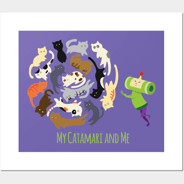 Katamari Damacy "My Catamari and Me" Wall Art by LittleBearArt